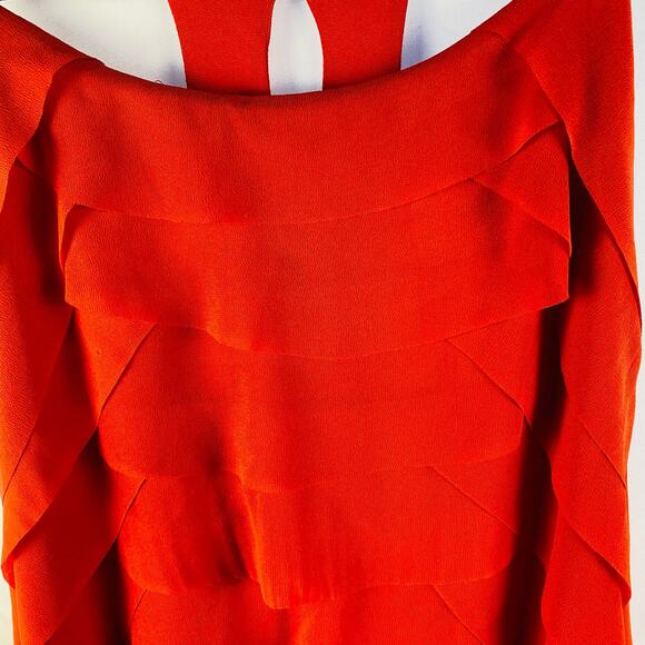 Naked Zebra Red Ruffle Spaghetti Strap Racer Back Tank Small NWT Y2K Going Out - Picture 2 of 8